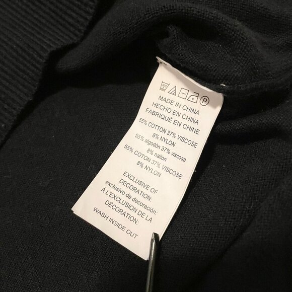 Michael Kors Womens Size Small Long Sleeve Turtleneck Ruffled Sleeves Sweater - Picture 9 of 16